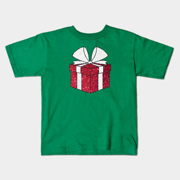 Christmas Gift Kids T-Shirt by Glenn Landas Digital Art